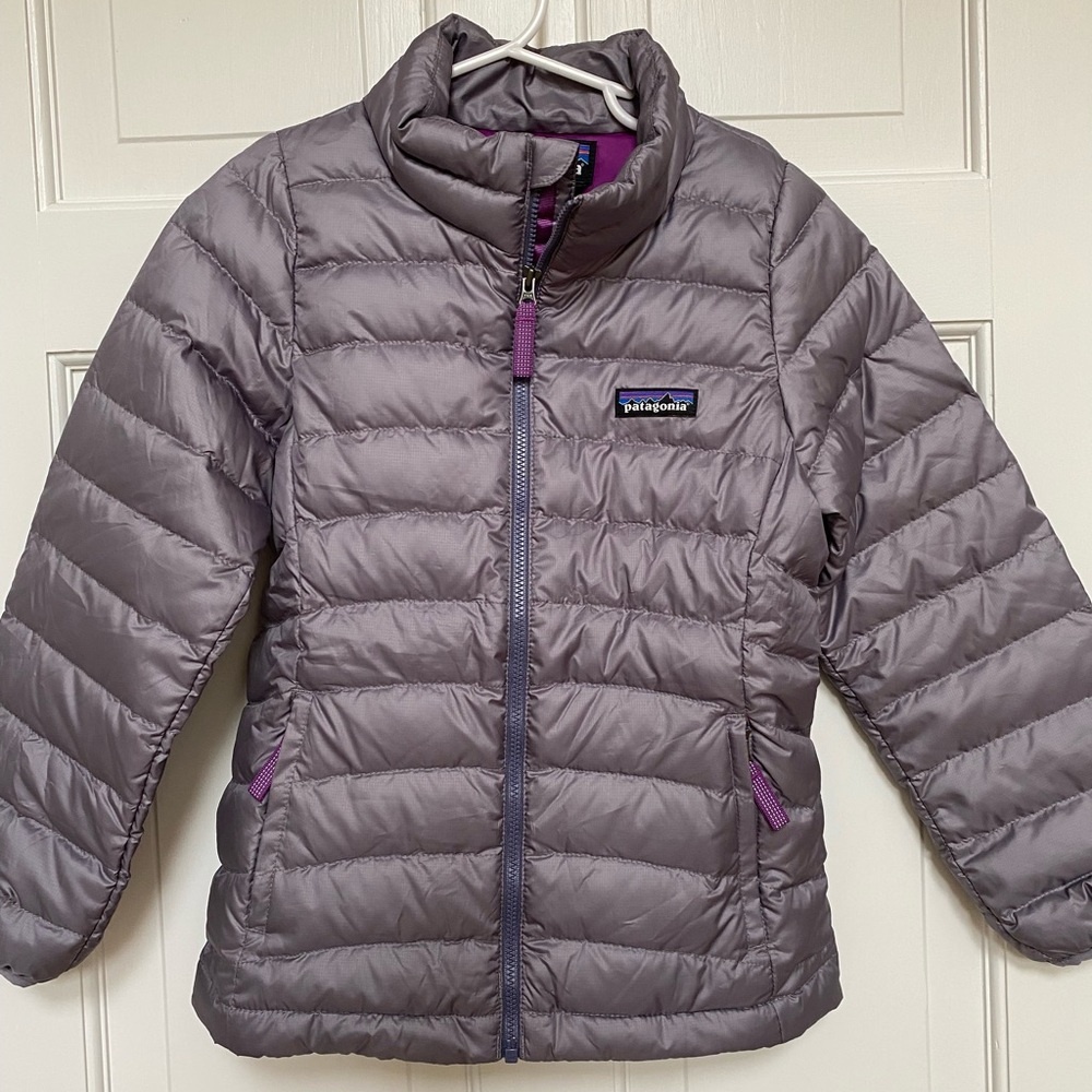 Patagonia Girls' Down Sweater Jacket, XS (5-6)